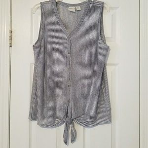 Rachel Zoe linen top